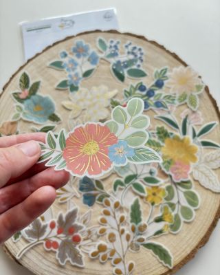 Sada velkumových kytiček🌸🌷🌼 z kolekce Making The Best Of It mě hodně překvapila. Lehkost vellumového papíru v kombinaci s...